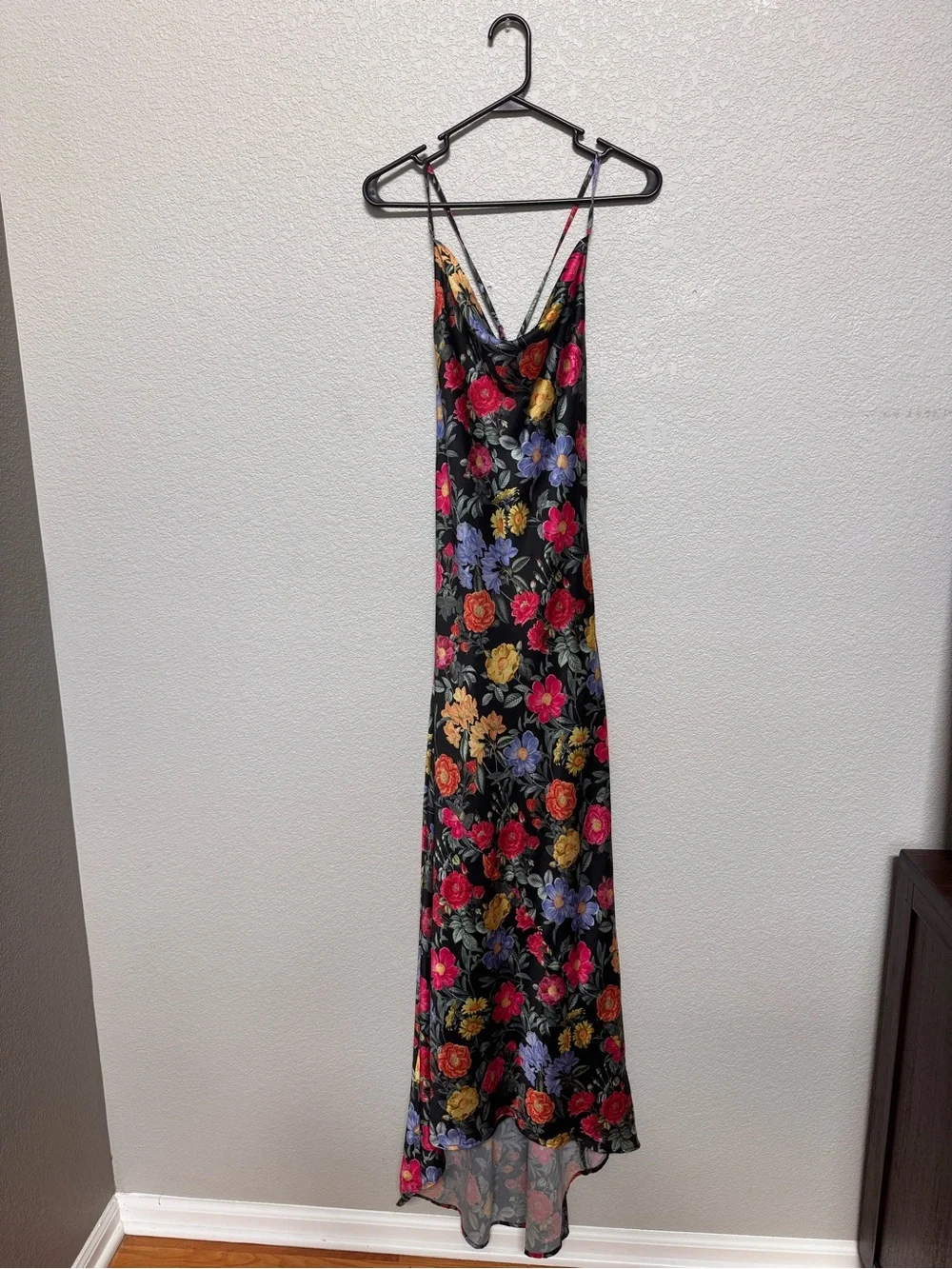 Show Me Your MuMu Hailey Slip Dress Women’s XS Floral Maxi Open Back - Picture 4 of 8